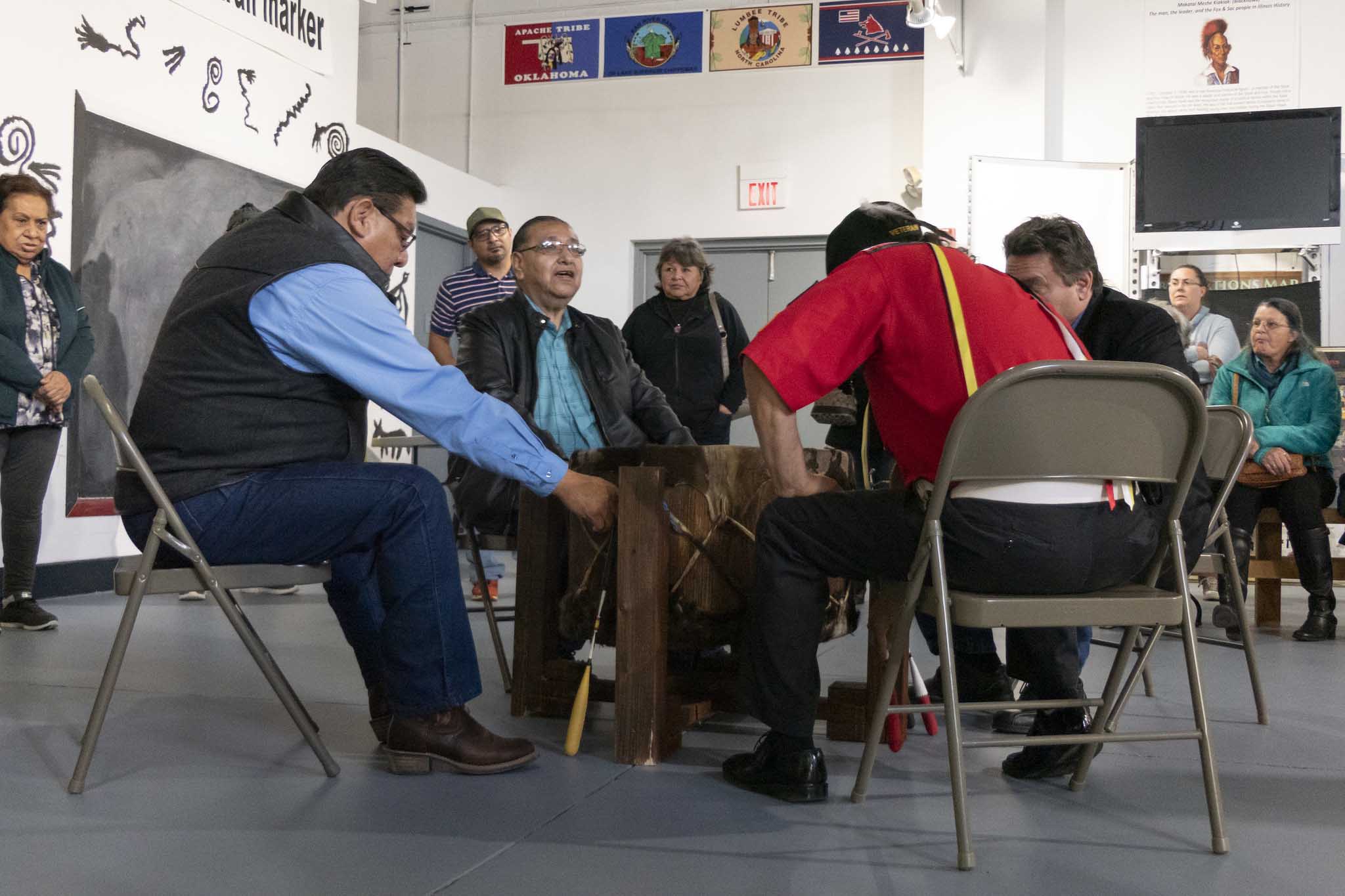 Drum Circle at Trickster Gallery