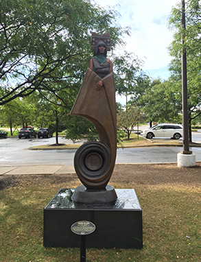 Heart of the Basket Maker statue