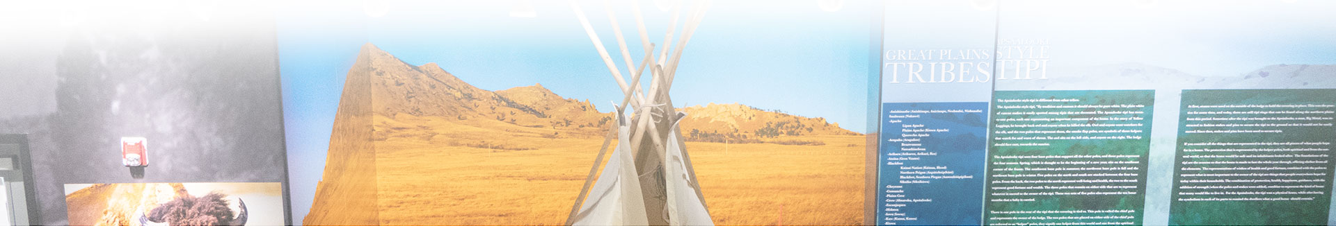 Partial image of a tipi